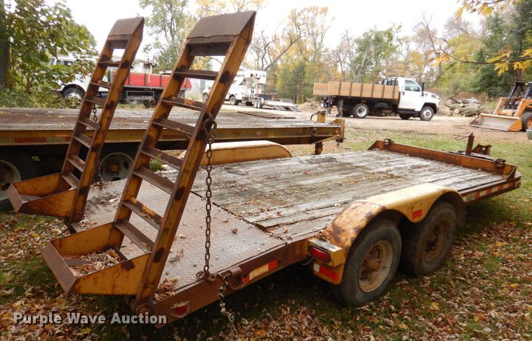 image for item KW9386 1992 Eager Beaver AP10  equipment trailer
