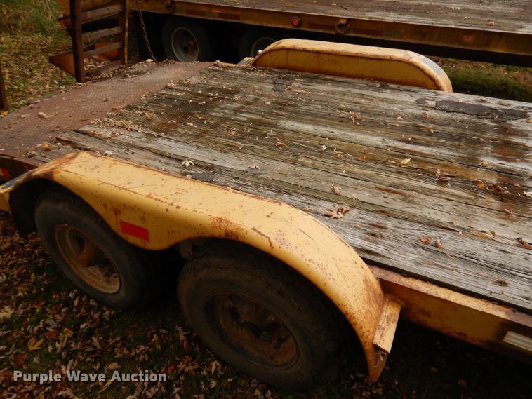 image for item KW9386 1992 Eager Beaver AP10  equipment trailer