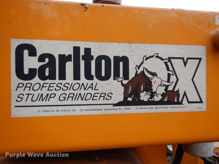 image for item KW9390 1996 Carlton 7200  stump grinder