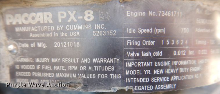 image for item KW9393 2013 Kenworth T370  car carrier truck