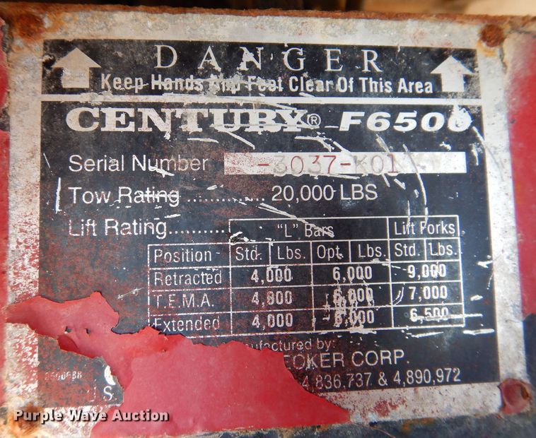 image for item KW9395 2001 Chevrolet C6500  tow truck