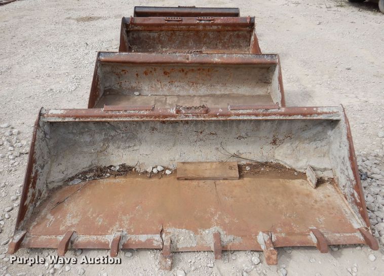 image for item KW9415 (4) skid steer buckets