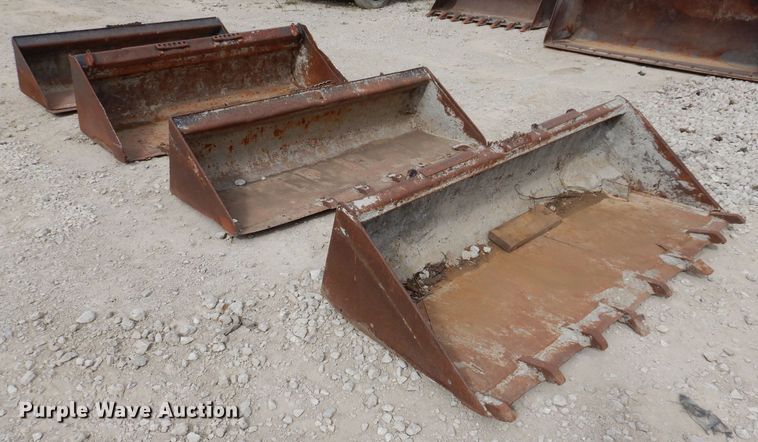 image for item KW9415 (4) skid steer buckets