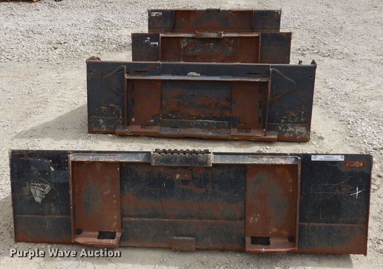image for item KW9415 (4) skid steer buckets