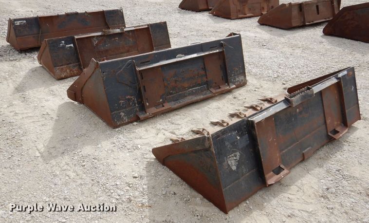image for item KW9415 (4) skid steer buckets