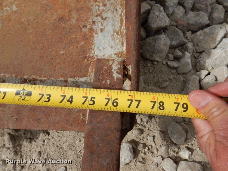 image for item KW9415 (4) skid steer buckets