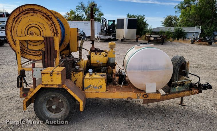 image for item LL9542 1976 O'Brien  sewer jetter trailer