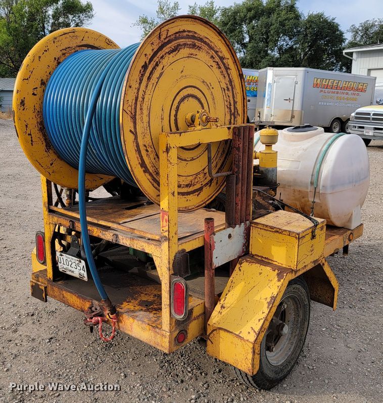 image for item LL9542 1976 O'Brien  sewer jetter trailer