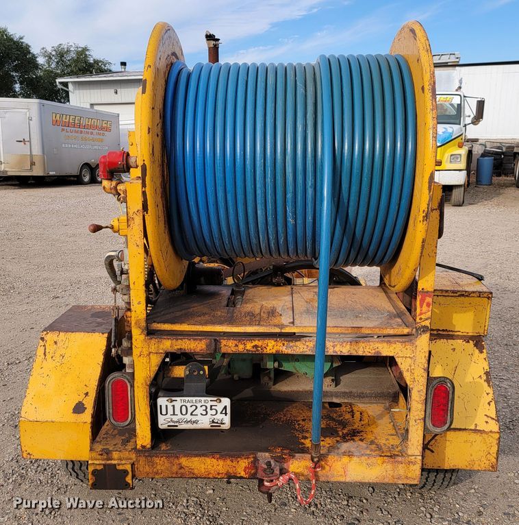 image for item LL9542 1976 O'Brien  sewer jetter trailer