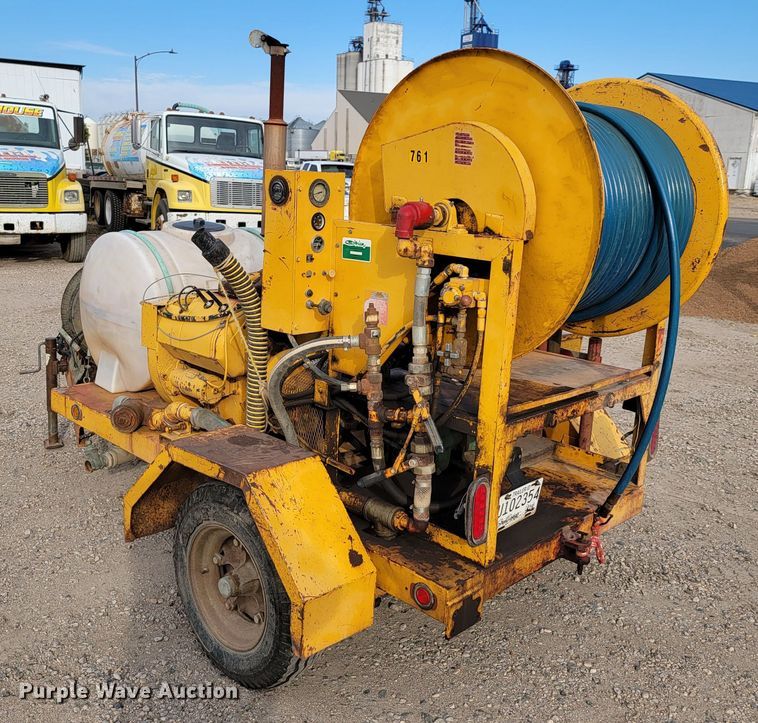 image for item LL9542 1976 O'Brien  sewer jetter trailer