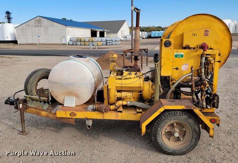 image for item LL9542 1976 O'Brien  sewer jetter trailer