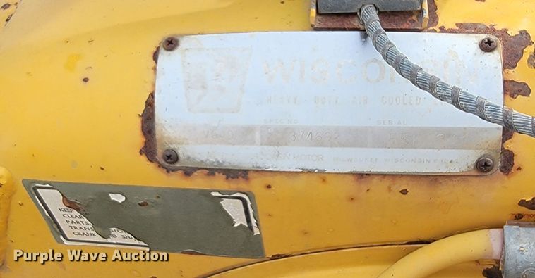 image for item LL9542 1976 O'Brien  sewer jetter trailer