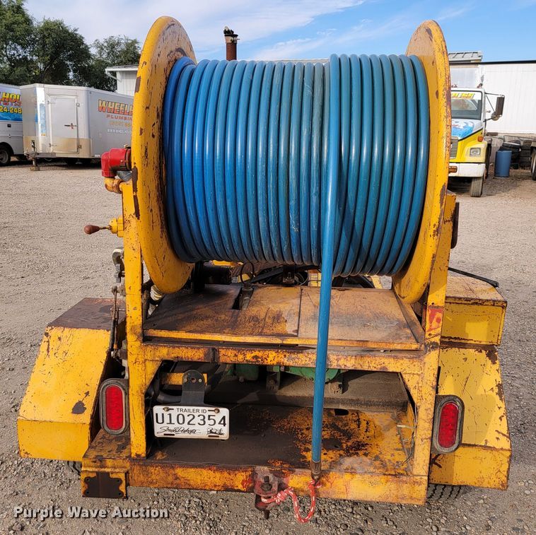 image for item LL9542 1976 O'Brien  sewer jetter trailer