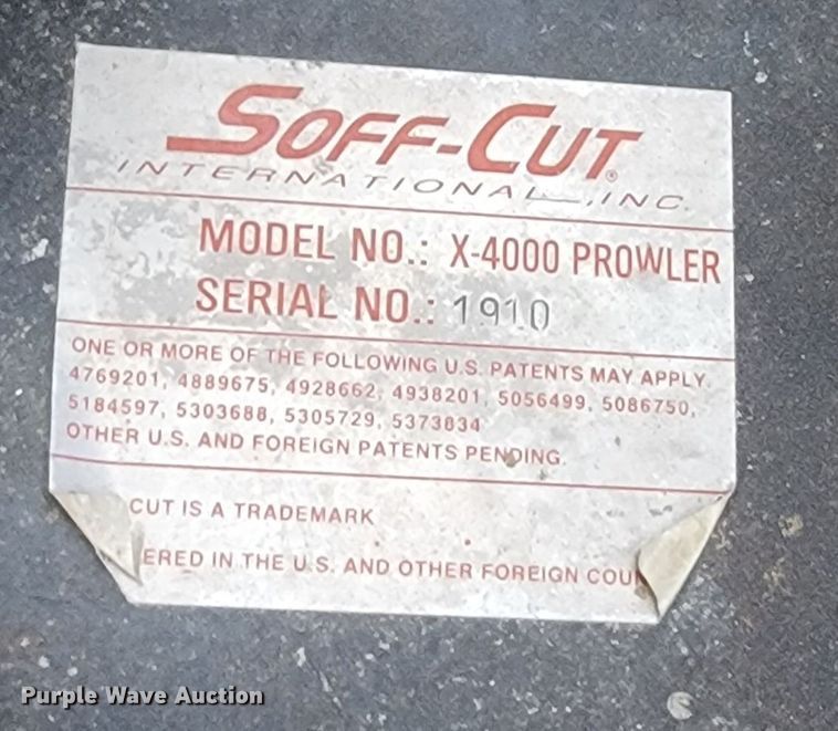 image for item LL9546 Soff-Cut X-4000 Prowler  concrete saw
