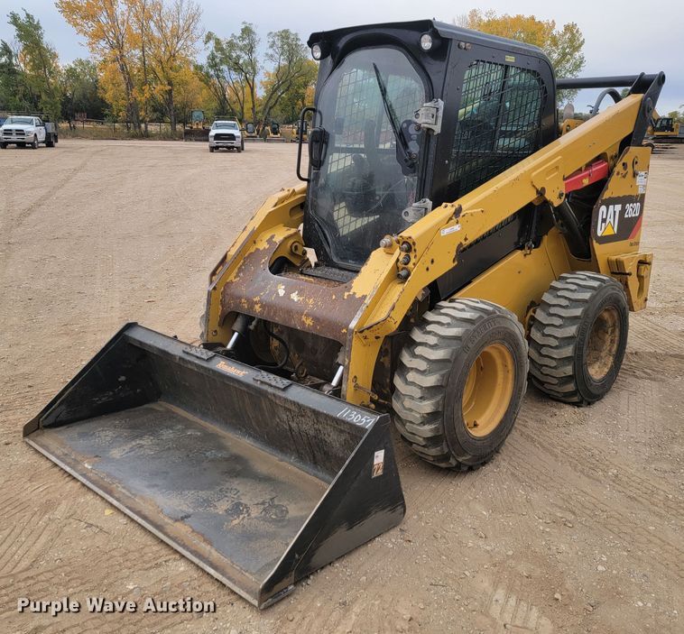 image for item LL9550 2014 Caterpillar 262D  skid steer loader