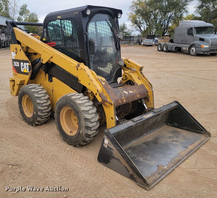 image for item LL9550 2014 Caterpillar 262D  skid steer loader