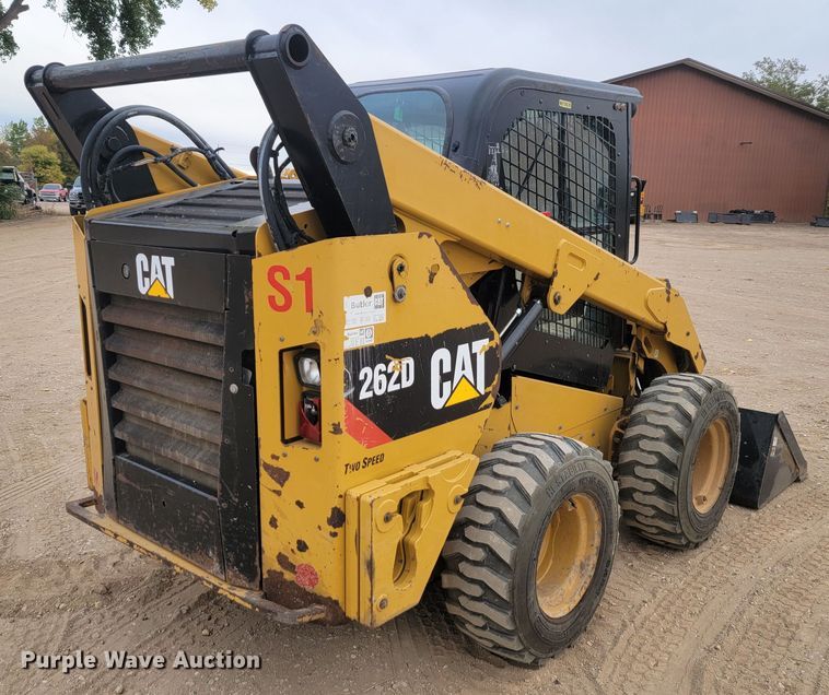 image for item LL9550 2014 Caterpillar 262D  skid steer loader