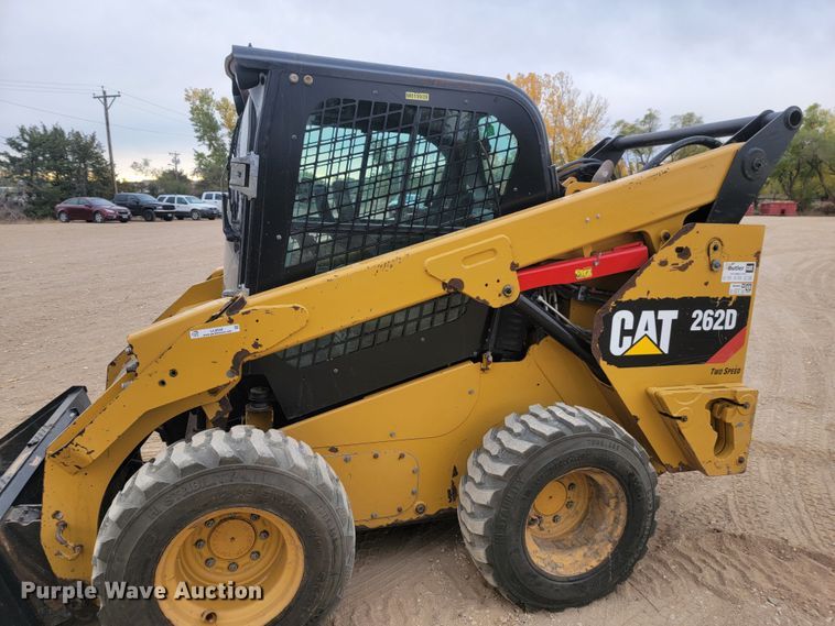 image for item LL9550 2014 Caterpillar 262D  skid steer loader