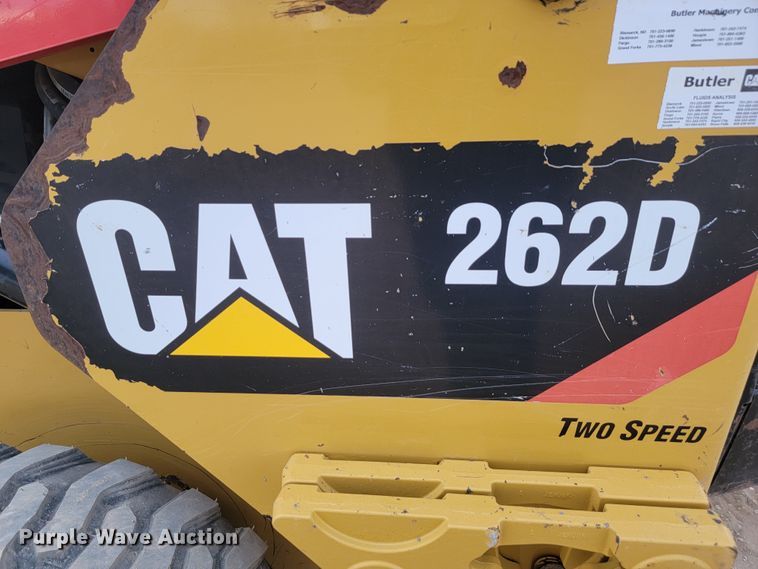 image for item LL9550 2014 Caterpillar 262D  skid steer loader
