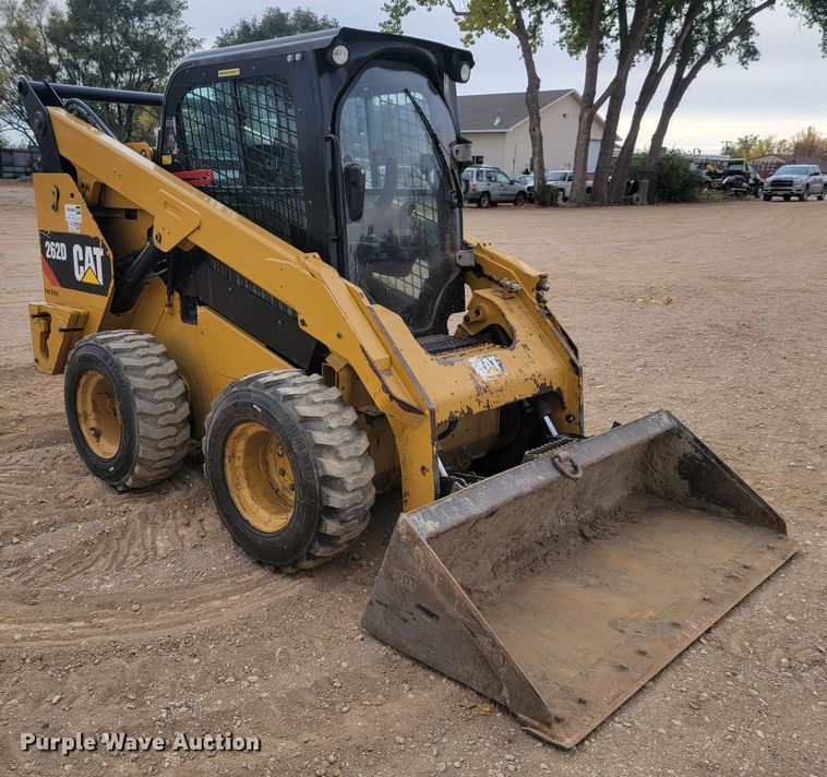 image for item LL9551 2014 Caterpillar 262D  skid steer loader