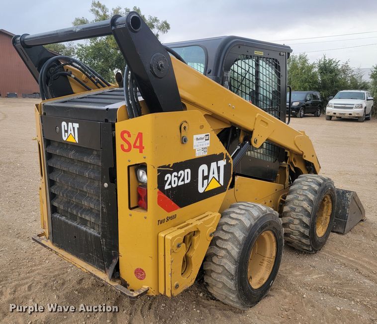 image for item LL9551 2014 Caterpillar 262D  skid steer loader