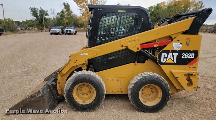 image for item LL9551 2014 Caterpillar 262D  skid steer loader
