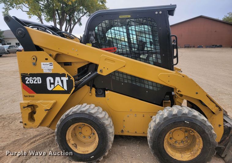 image for item LL9551 2014 Caterpillar 262D  skid steer loader