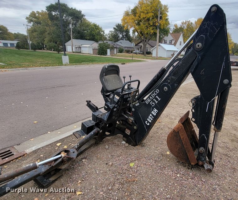 image for item LL9553 Bradco 8511X  skid steer backhoe attachment