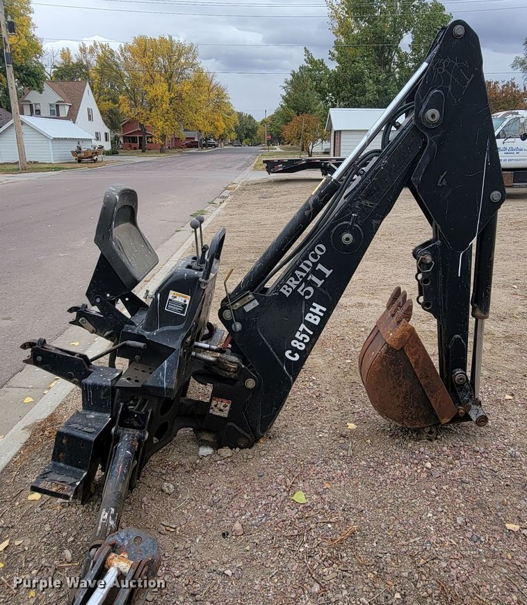 image for item LL9553 Bradco 8511X  skid steer backhoe attachment