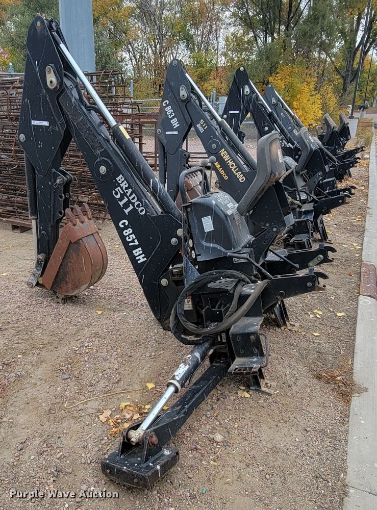 image for item LL9553 Bradco 8511X  skid steer backhoe attachment