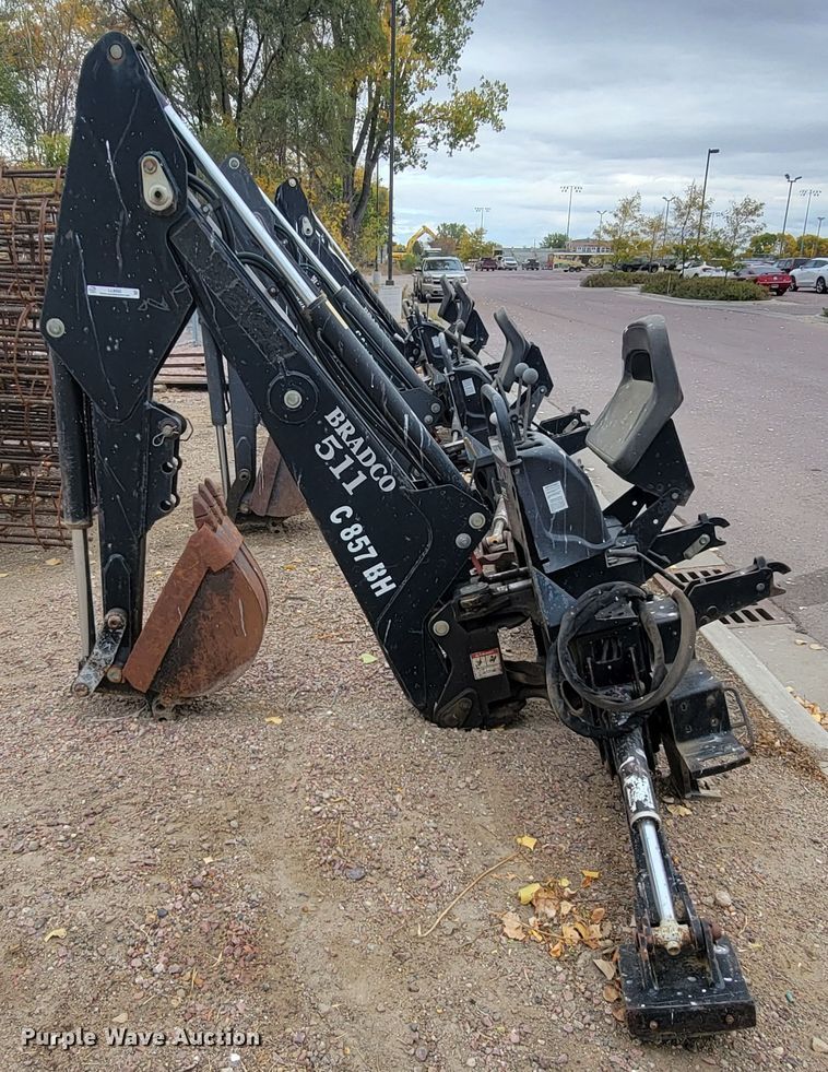 image for item LL9553 Bradco 8511X  skid steer backhoe attachment