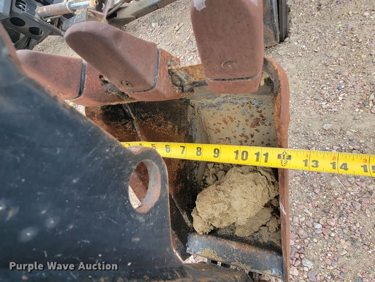 image for item LL9553 Bradco 8511X  skid steer backhoe attachment