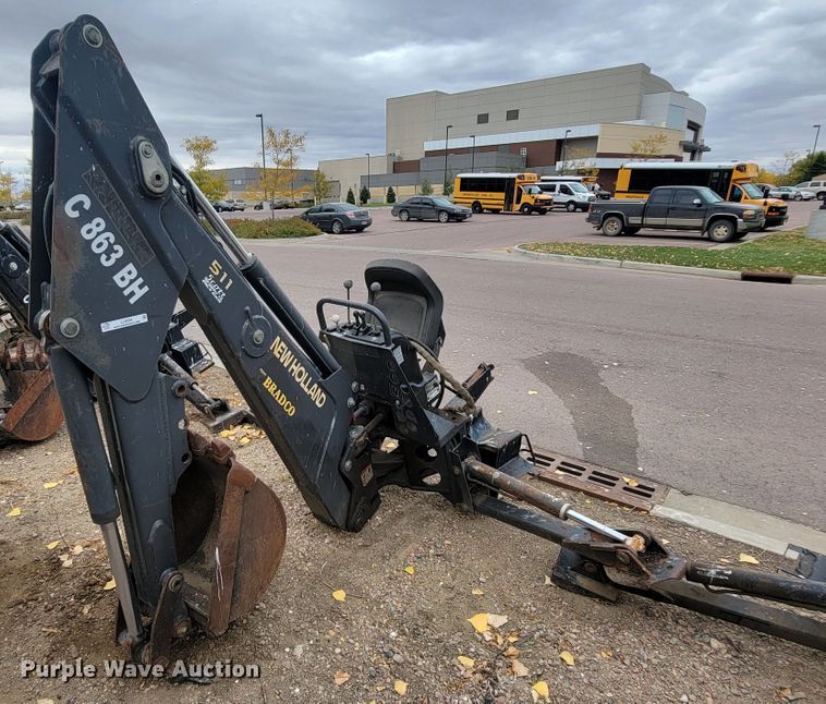 image for item LL9554 Bradco 8511X  skid steer backhoe attachment
