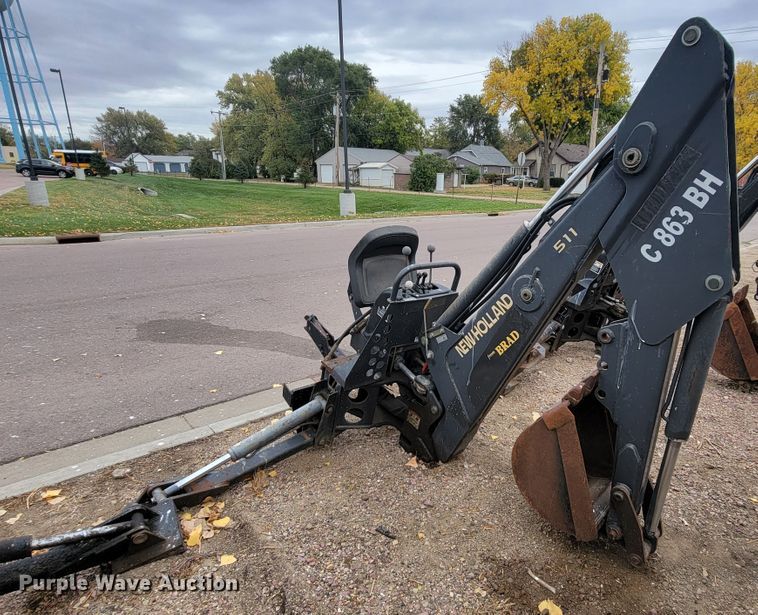 image for item LL9554 Bradco 8511X  skid steer backhoe attachment