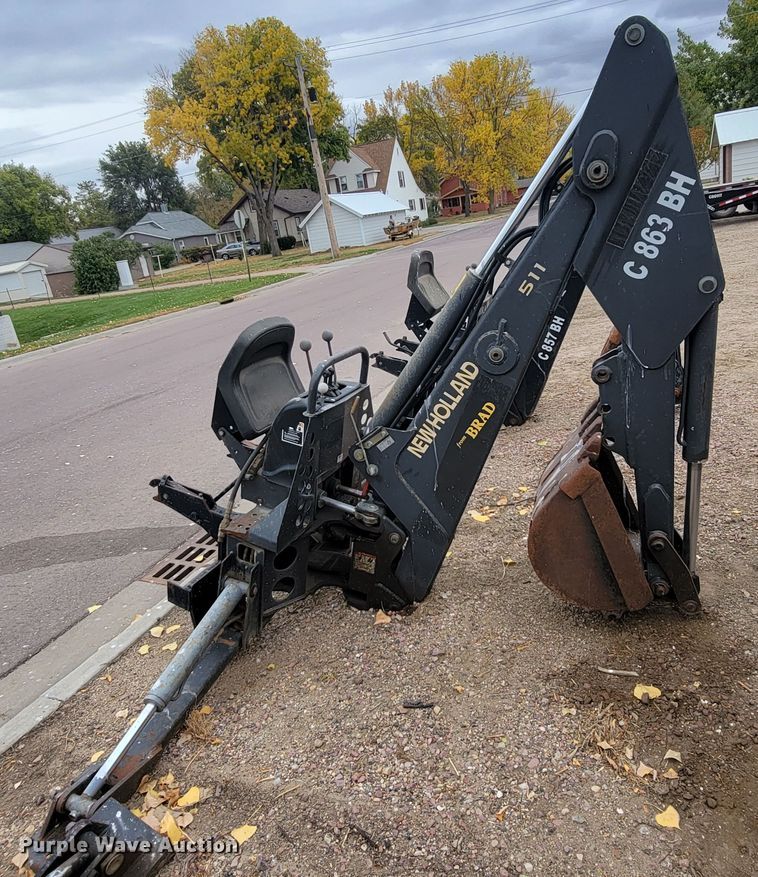 image for item LL9554 Bradco 8511X  skid steer backhoe attachment