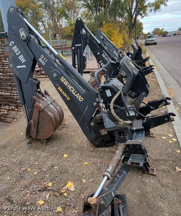 image for item LL9554 Bradco 8511X  skid steer backhoe attachment