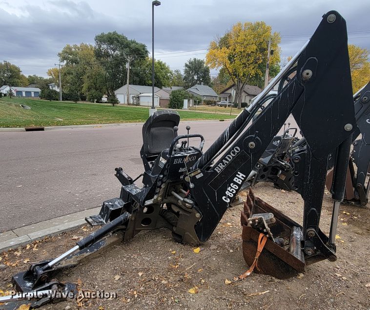 image for item LL9555 Bradco 8511X  skid steer backhoe attachment