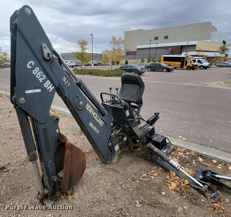 image for item LL9556 Bradco 511X  skid steer backhoe attachment