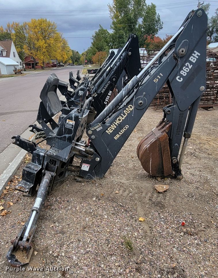 image for item LL9556 Bradco 511X  skid steer backhoe attachment