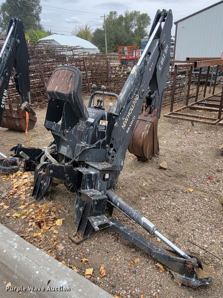 image for item LL9556 Bradco 511X  skid steer backhoe attachment