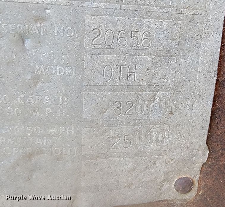 image for item LL9563 1978 Mill  equipment trailer