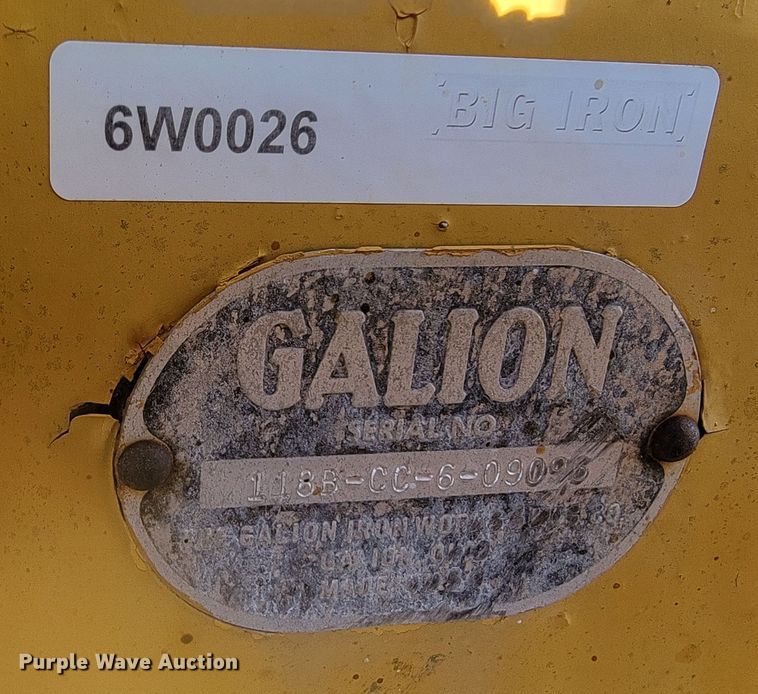 image for item LL9569 1967 Galion 118 Series B  rigid frame motor grader