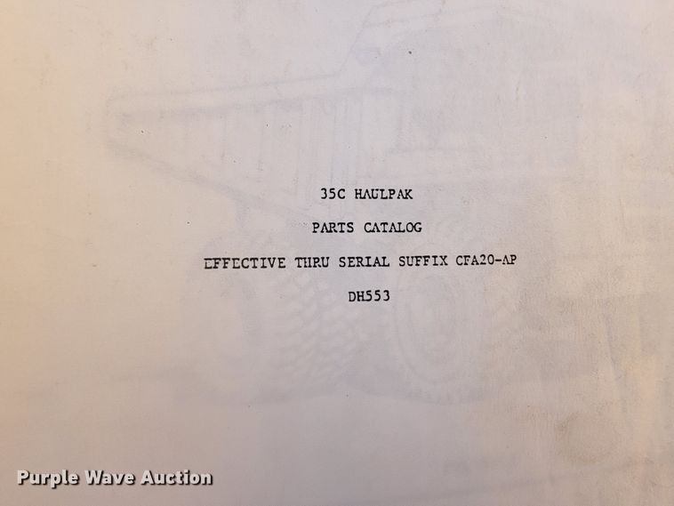 image for item LL9628 Dresser 35C HaulPak  haul truck