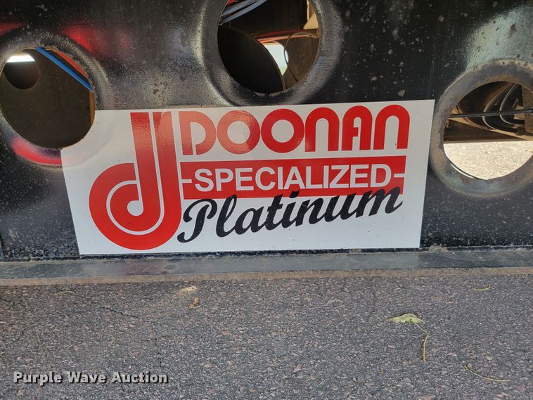 image for item LL9631 2016 Doonan 5021CM  drop deck equipment trailer