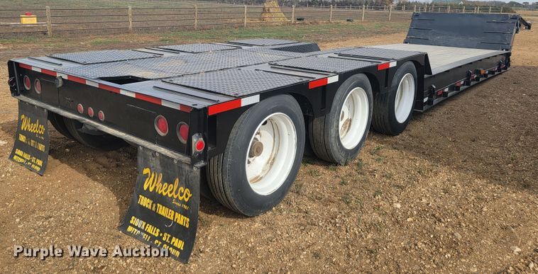 image for item LL9642 1993 Load King 43X8  lowboy equipment trailer