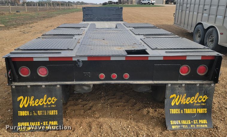 image for item LL9642 1993 Load King 43X8  lowboy equipment trailer