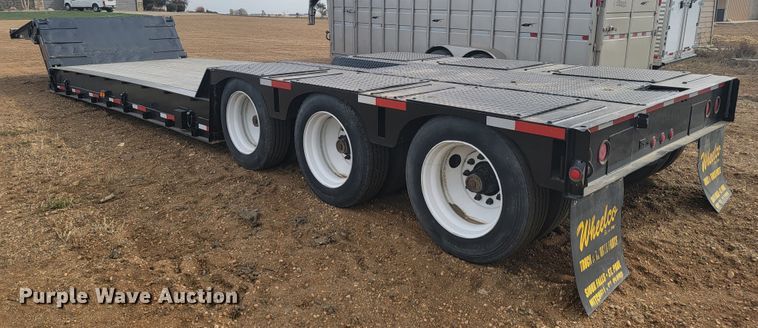 image for item LL9642 1993 Load King 43X8  lowboy equipment trailer