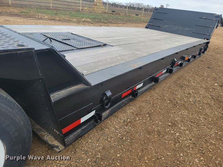 image for item LL9642 1993 Load King 43X8  lowboy equipment trailer