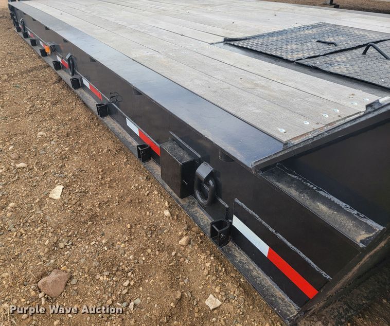 image for item LL9642 1993 Load King 43X8  lowboy equipment trailer