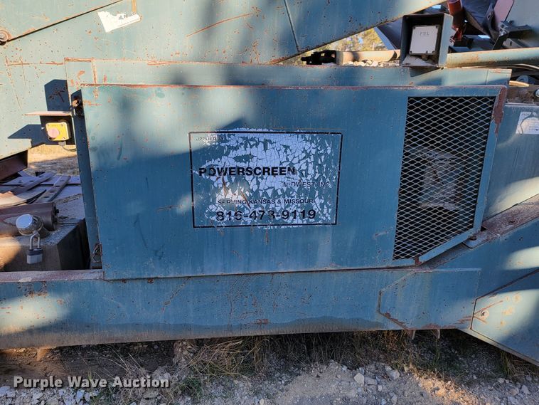 image for item LL9645 Powerscreen Chieftain  screening plant